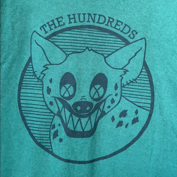 The hundreds MENS dark Green t shirt, medium - Picture 3 of 4